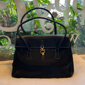 Ferragamo Black Pre-Owned Purse- Ladies