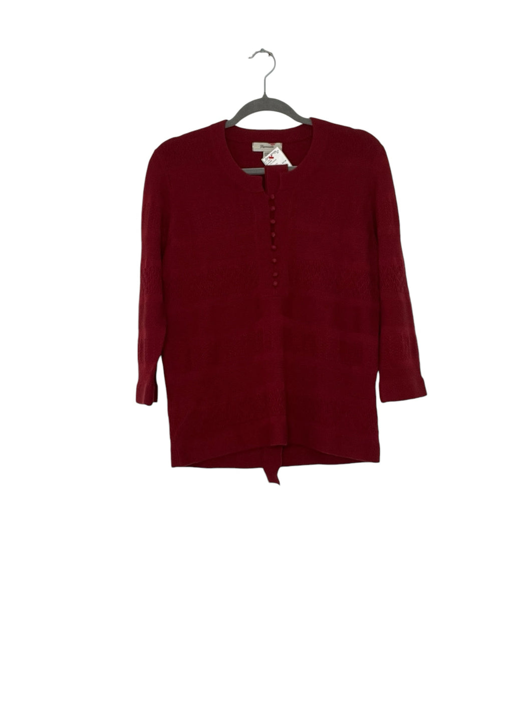 Faconnable Size Medium Red Top- Ladies