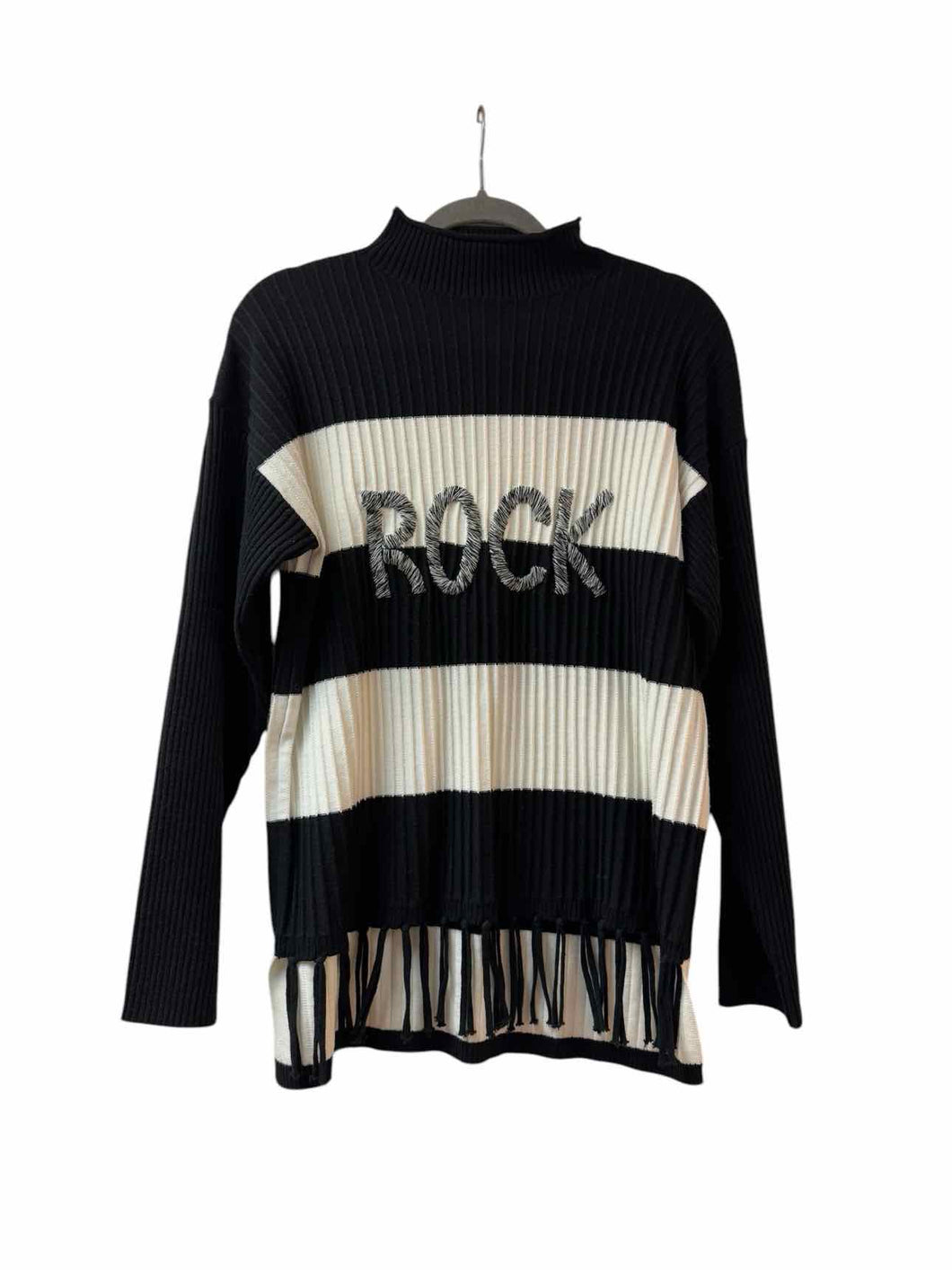 Size X- Small Blk/Wht Pre-Owned Sweater- Ladies