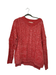 Pilcro Size Large Red Pre-Owned Sweater- Ladies