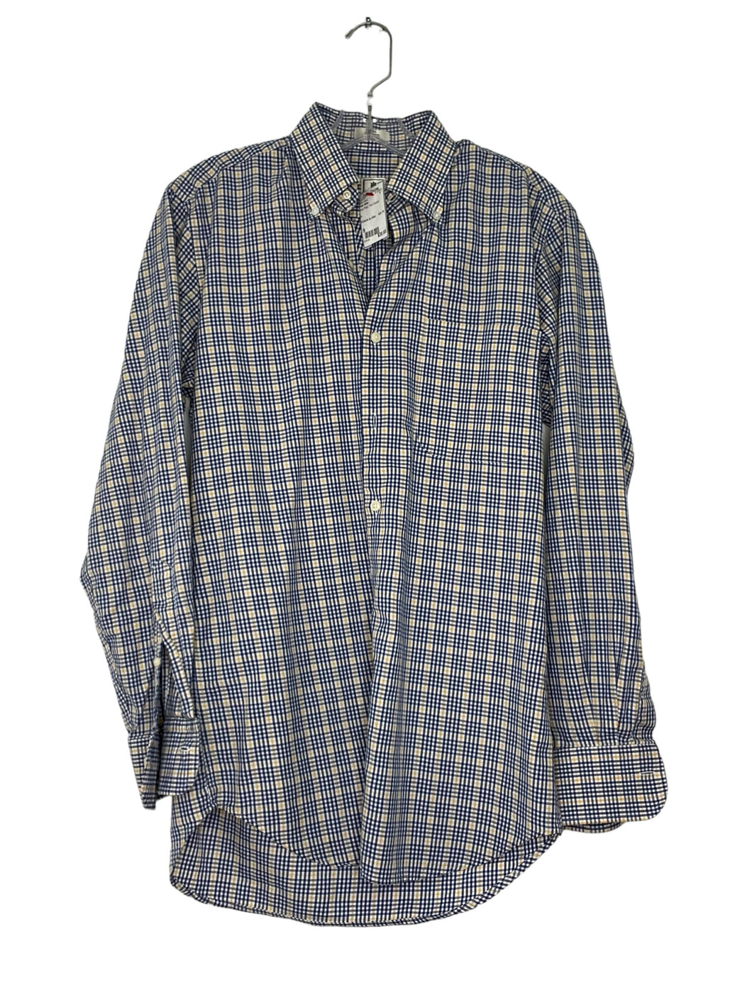 Peter Millar Size S Blue Plaid Shirt- Mens