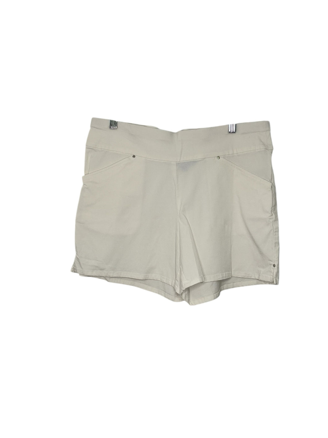 INC Size 14 White Pre-Owned Shorts- Ladies