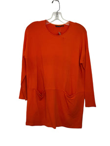 Marimekko Size XXS Orange Pre-Owned Shirt- Ladies