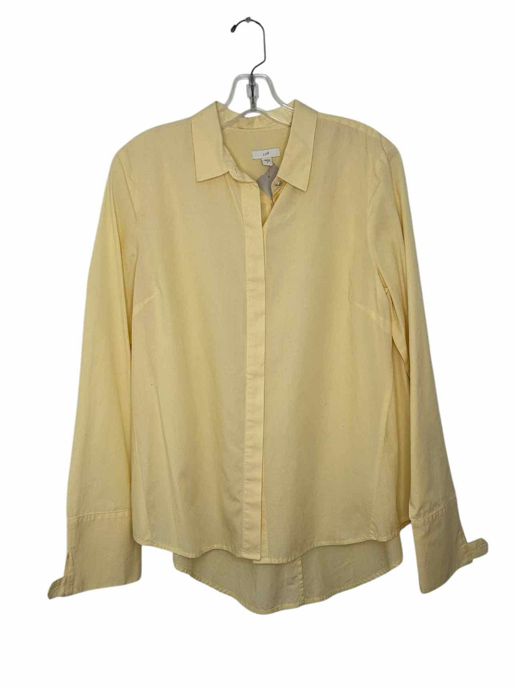 J Jill Size Medium Pale Yellow Pre-Owned Shirt- Ladies