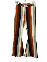 Load image into Gallery viewer, Peach Love Size Medium Brown Stripe Pre-Owned Pants- Ladies
