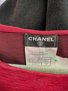 Chanel Size 14 Red Pre-Owned Blouse- Ladies