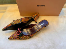 Load image into Gallery viewer, Miu Miu Size 37 Tweed Pre-Owned Shoes- Ladies
