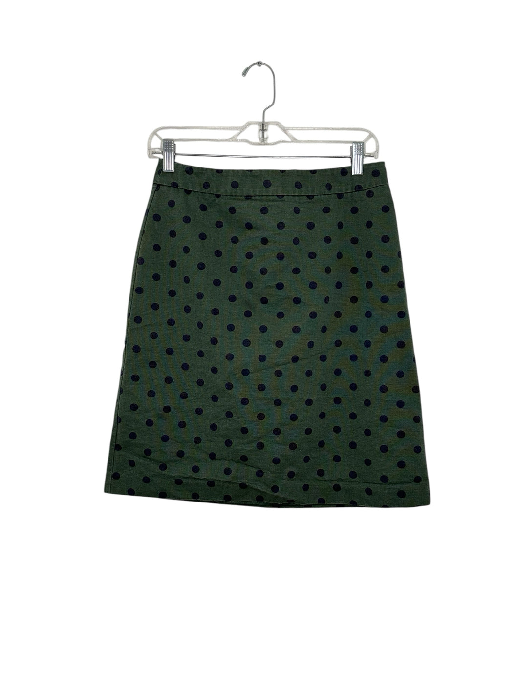 Boden Size 6 Green Print Pre-Owned Skirt- Ladies