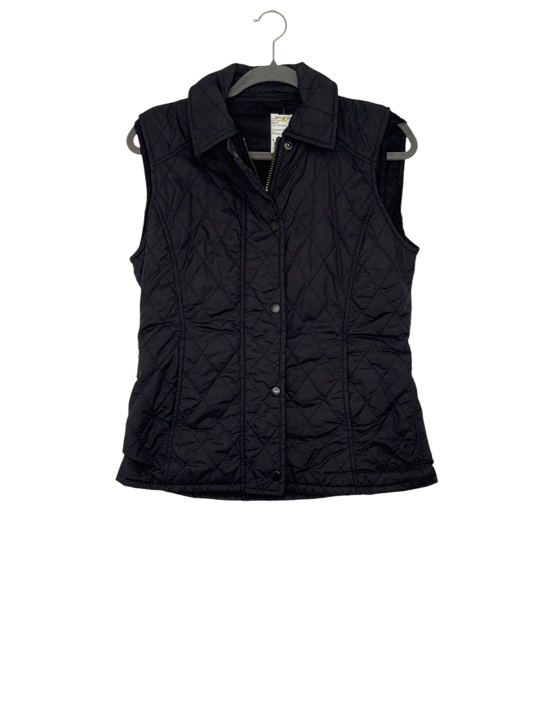 Barbour Size 6 Navy Pre-Owned Vest- Ladies