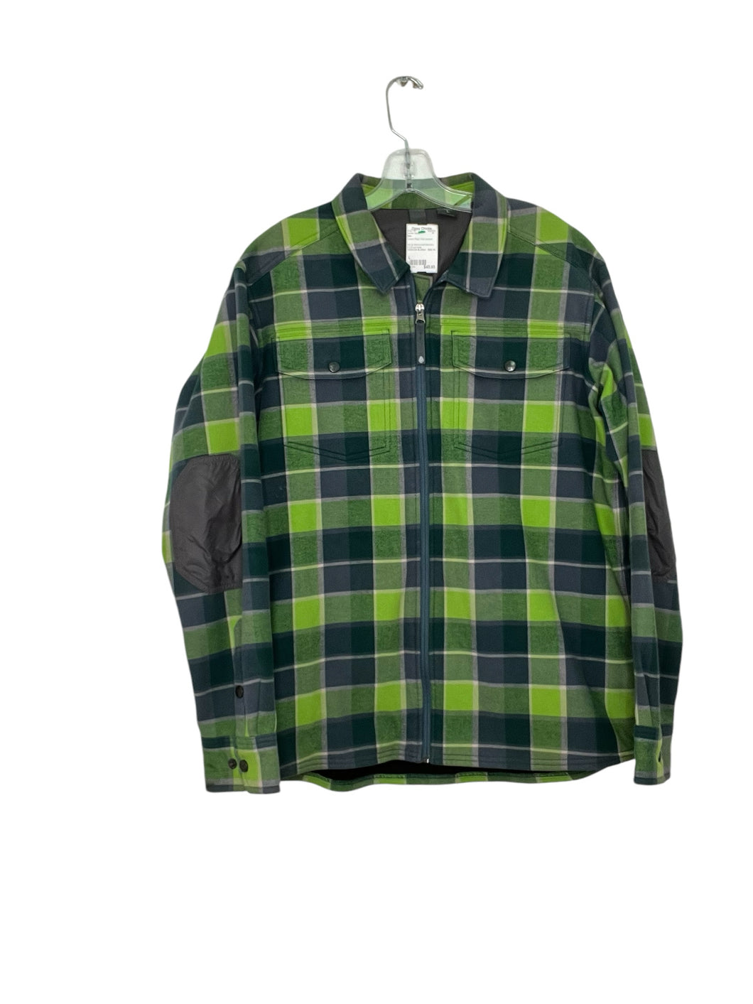 Stio Size L Green Plaid Pre-Owned Jacket- Mens