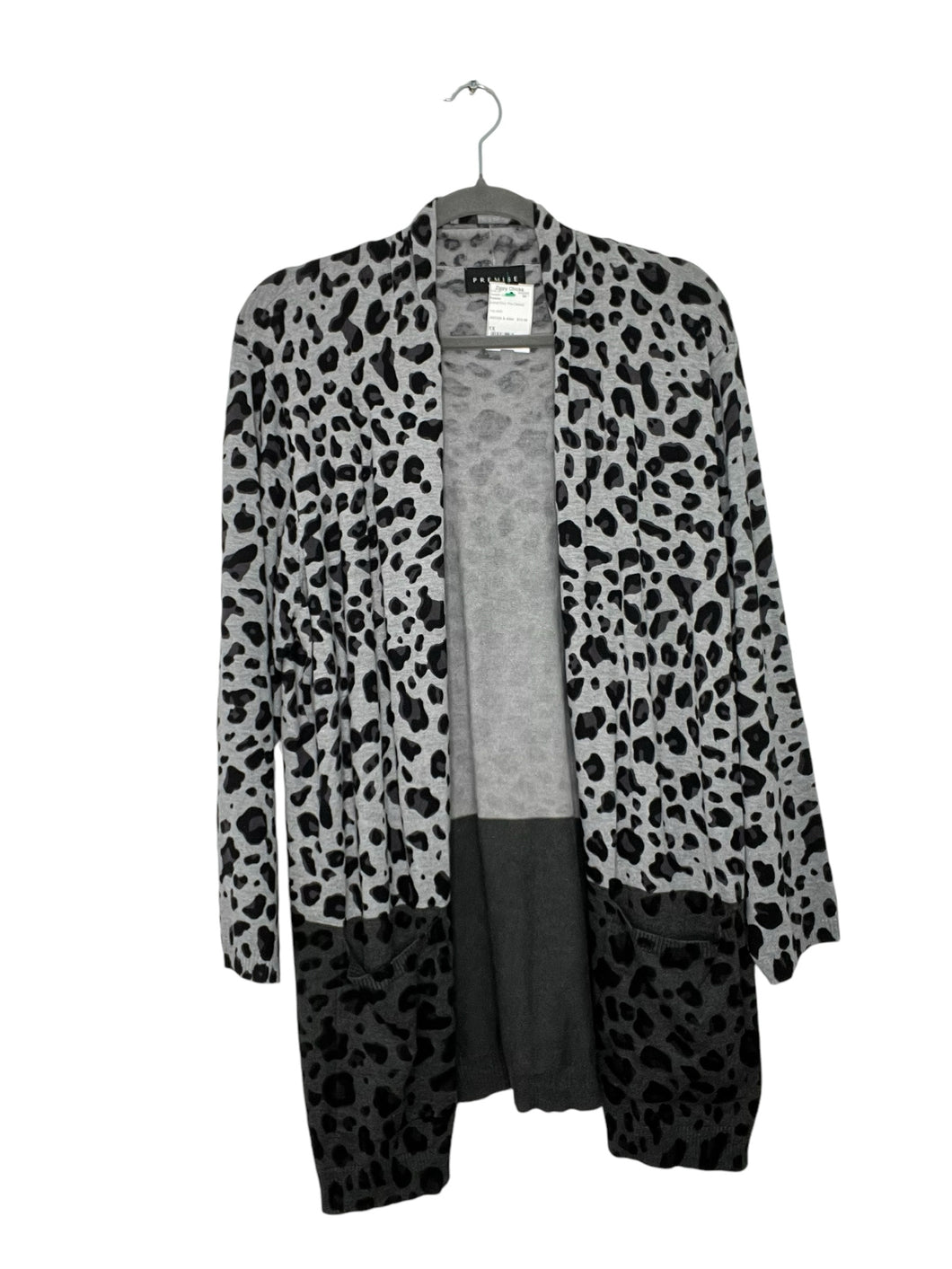 Premise Size 1X Animal Print Pre-Owned Sweater- Ladies