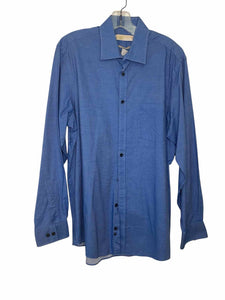 Michael Kors Size L Blue Pre-Owned Shirt- Mens