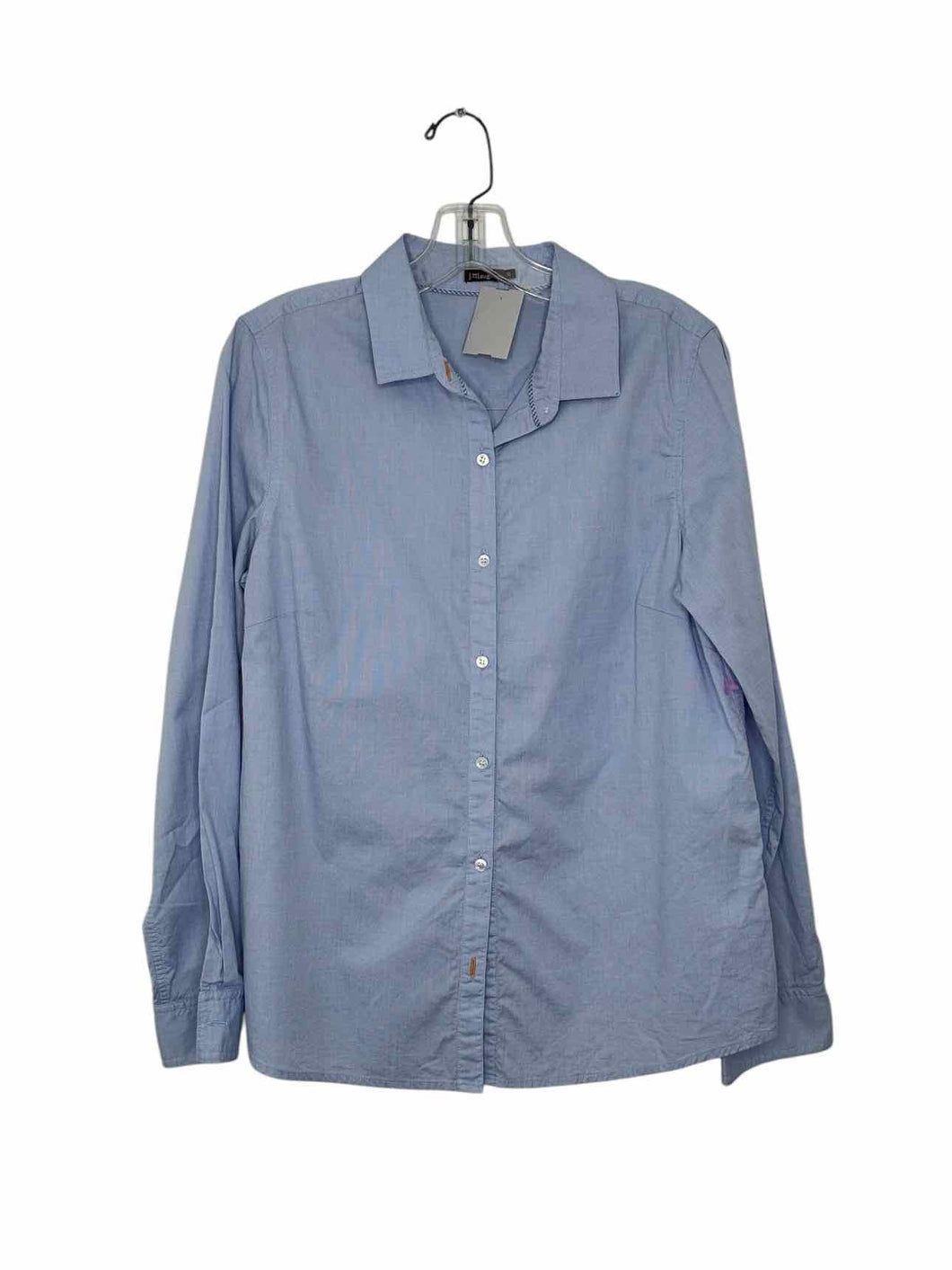 J McLaughlin Size 10 Lt. Blue Pre-Owned Shirt- Ladies