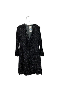 J McLaughlin Size 8 Black Floral Dress- Ladies