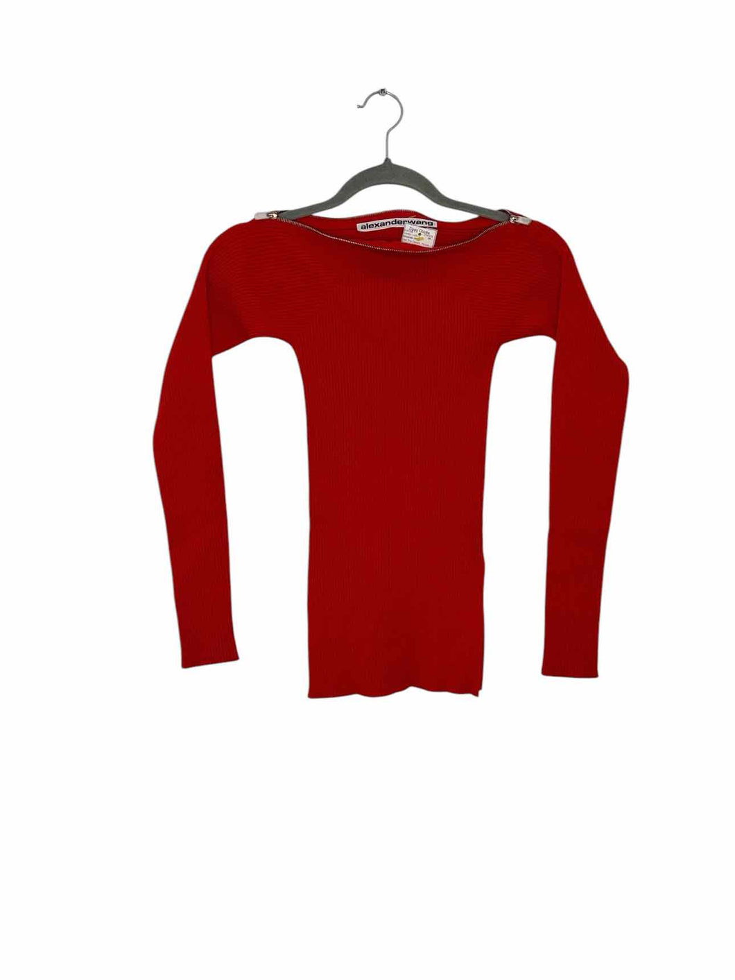 Alexander Wang Size Small Red Pre-Owned Sweater- Ladies