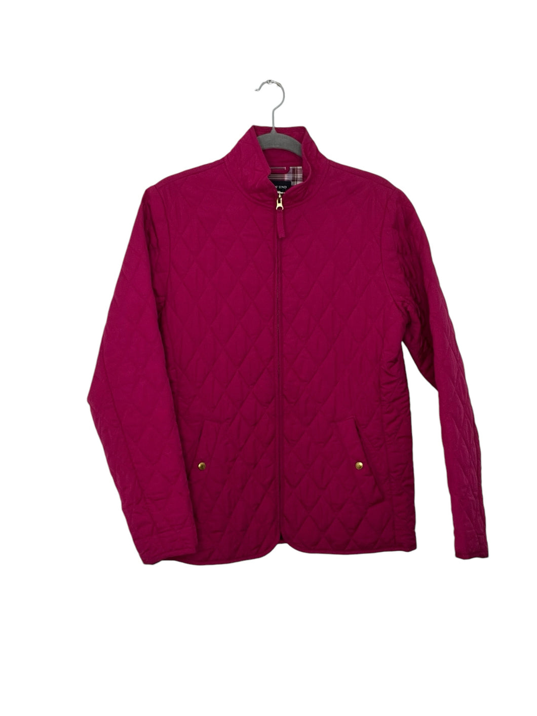 Lands End Size Small Raspberry Pre-Owned Jacket- Ladies