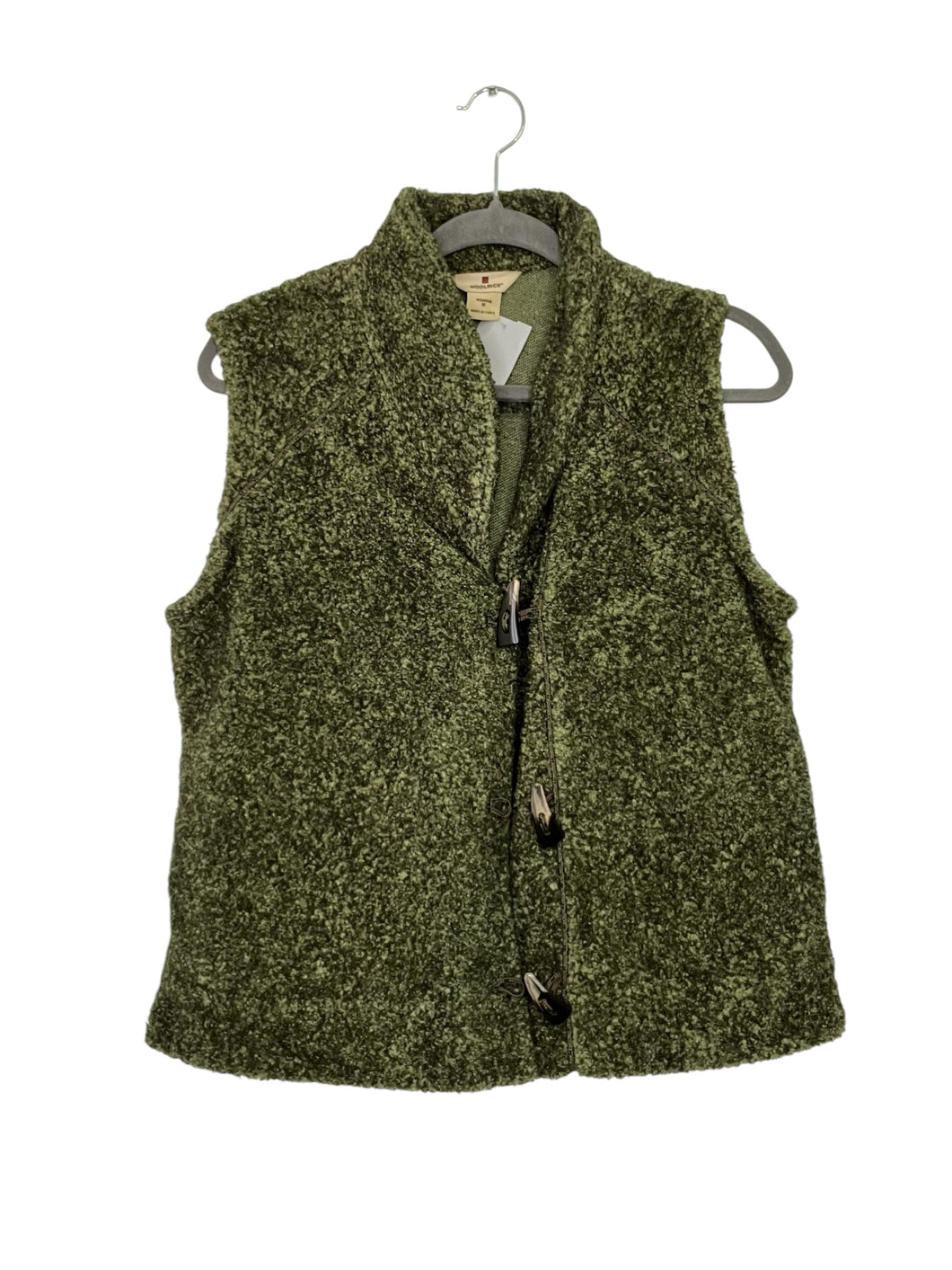 Woolrich Size Medium Green Pre-Owned Vest- Ladies