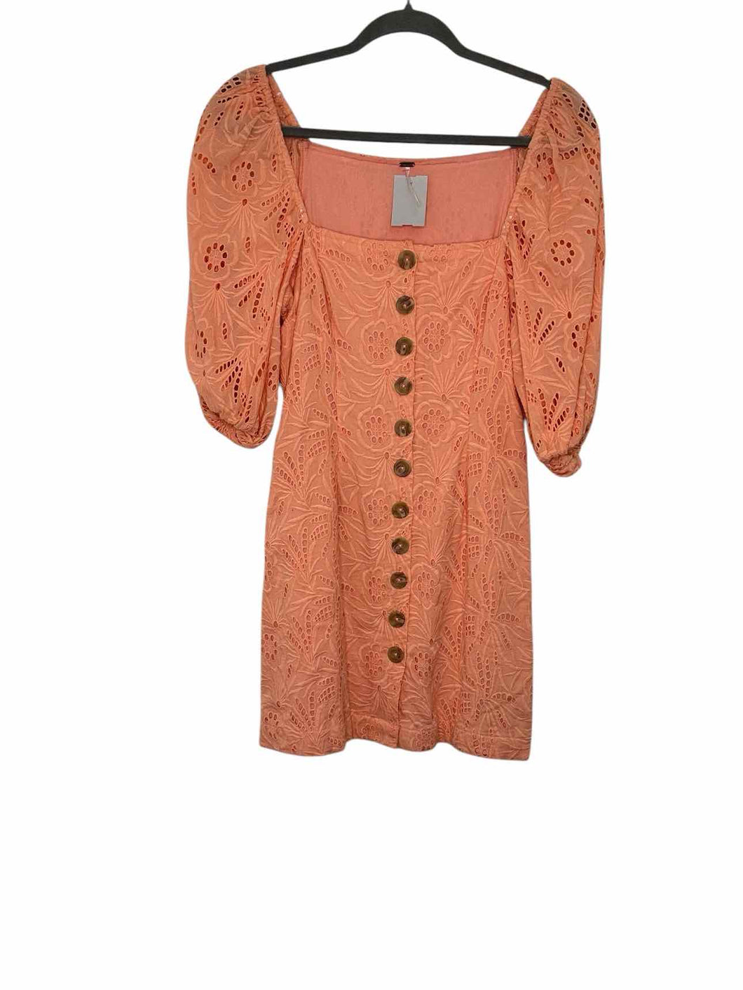 Free People Size 4 Peach Pre-Owned Dress- Ladies