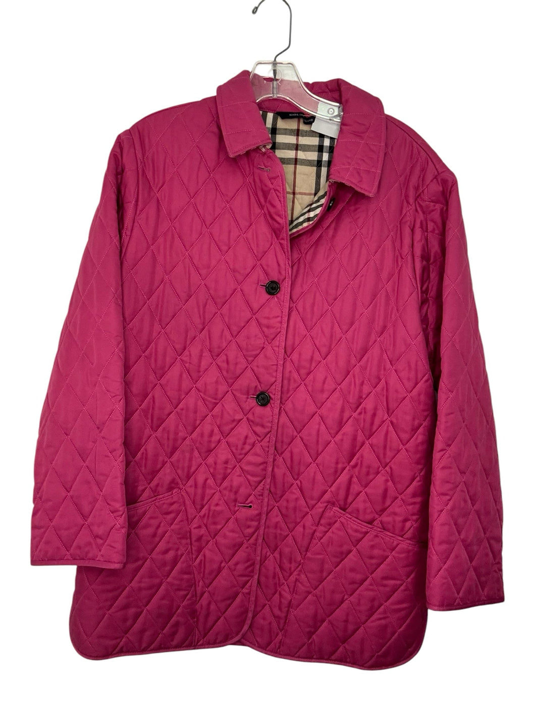 Burberry Size X- Small Pink Pre-Owned Jacket- Ladies