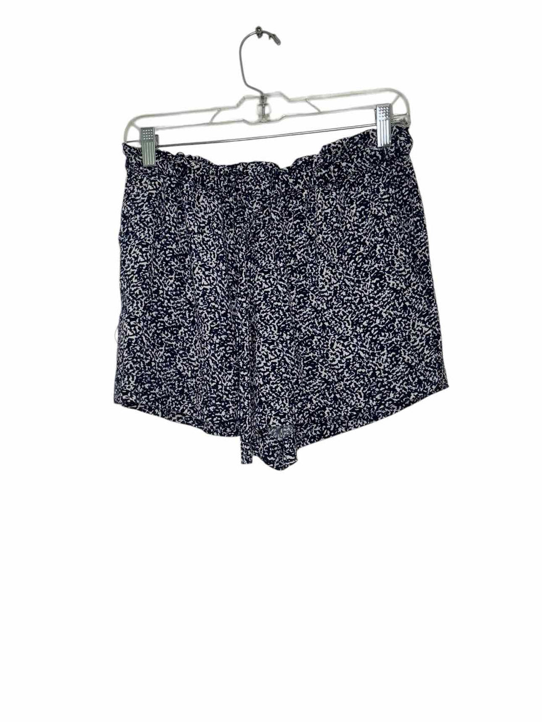 Madewell Size Small Navy Print Pre-Owned Shorts- Ladies