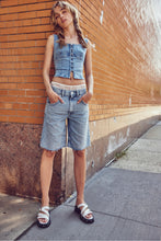 Load image into Gallery viewer, Free People Size X- Small Denim Tank Top- Ladies

