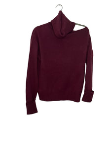 Paige Size X- Small Burgundy Pre-Owned Sweater- Ladies