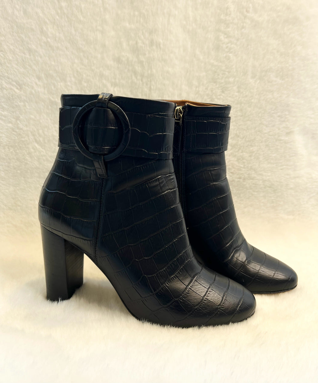 Sezane Size 38 Black Boots- Ladies