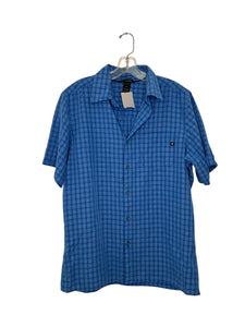 Marmot Size M Blue Plaid Pre-Owned Shirt- Mens