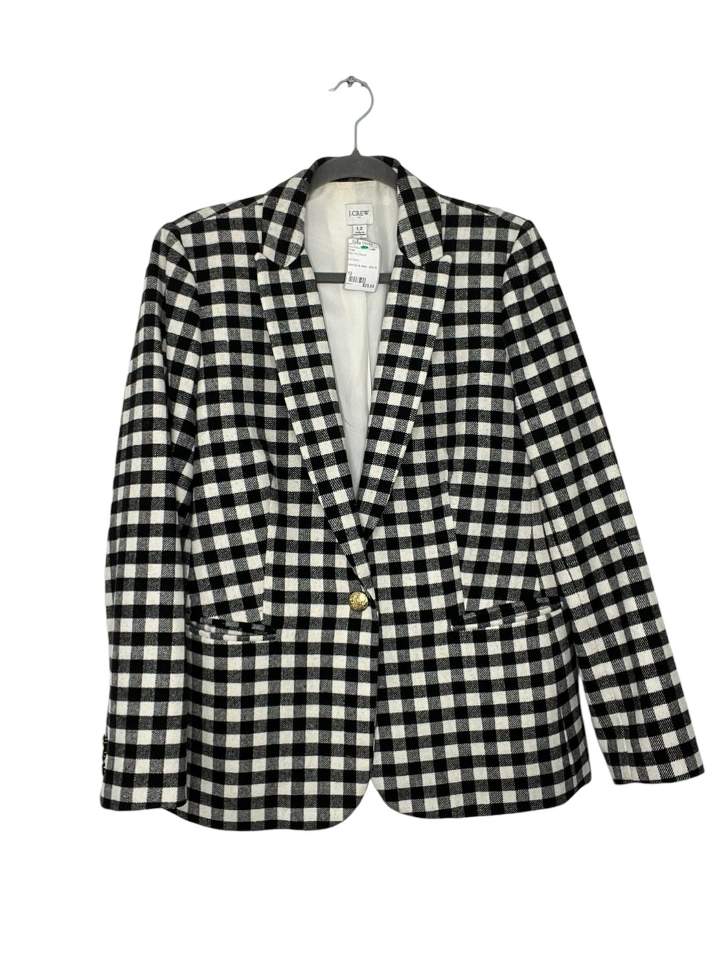 J Crew Size 12 Plaid Pre-Owned Blazer/Indoor Jacket- Ladies