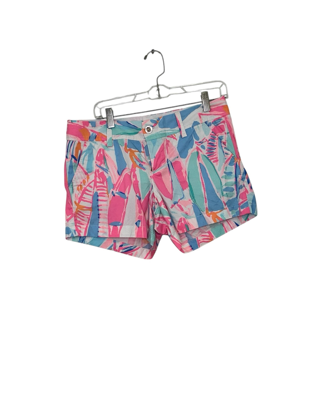 Lilly Pulitzer Size 6 Multi Pre-Owned Shorts- Ladies