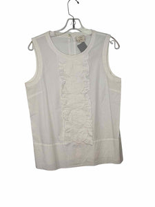 Kate Spade Size 10 White Pre-Owned Tank Top- Ladies