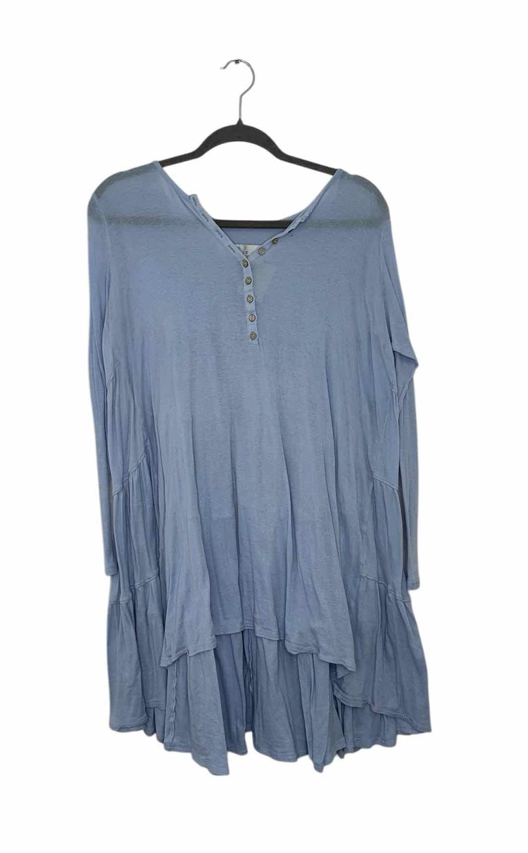 Free People Size X- Small Lt. Blue Pre-Owned Dress- Ladies