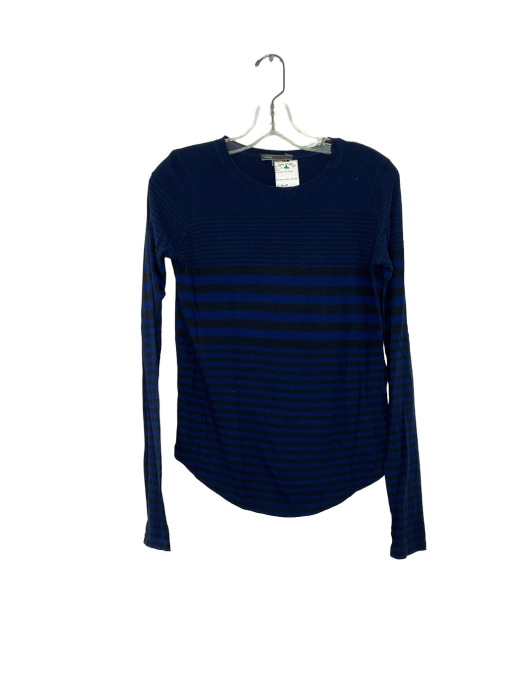 Vince Size X- Small Blue Stripe Pre-Owned Top- Ladies