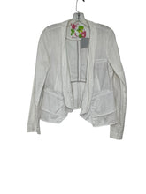 Load image into Gallery viewer, Free People Size 4 White Pre-Owned Blazer/Indoor Jacket- Ladies
