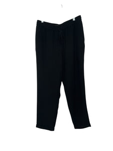 J Crew Size 8 Black Pre-Owned Pants- Ladies