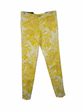 Load image into Gallery viewer, Stella McCartney Size 26 Yellow Print Pre-Owned Jeans- Ladies
