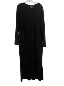 Norma Kamali Size X-Large Black Pre-Owned Dress- Ladies