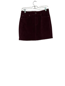 Garage Size Medium Burgundy Pre-Owned Skirt- Ladies