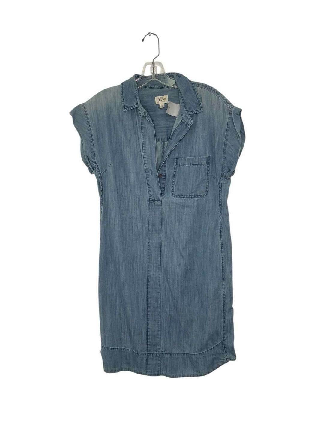 J Crew Size Small Chambray Pre-Owned Dress- Ladies