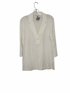 Cabi Size Medium White Pre-Owned Top- Ladies