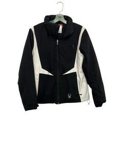 Spyder Size 10 Blk/Wht Pre-Owned Jacket- Ladies