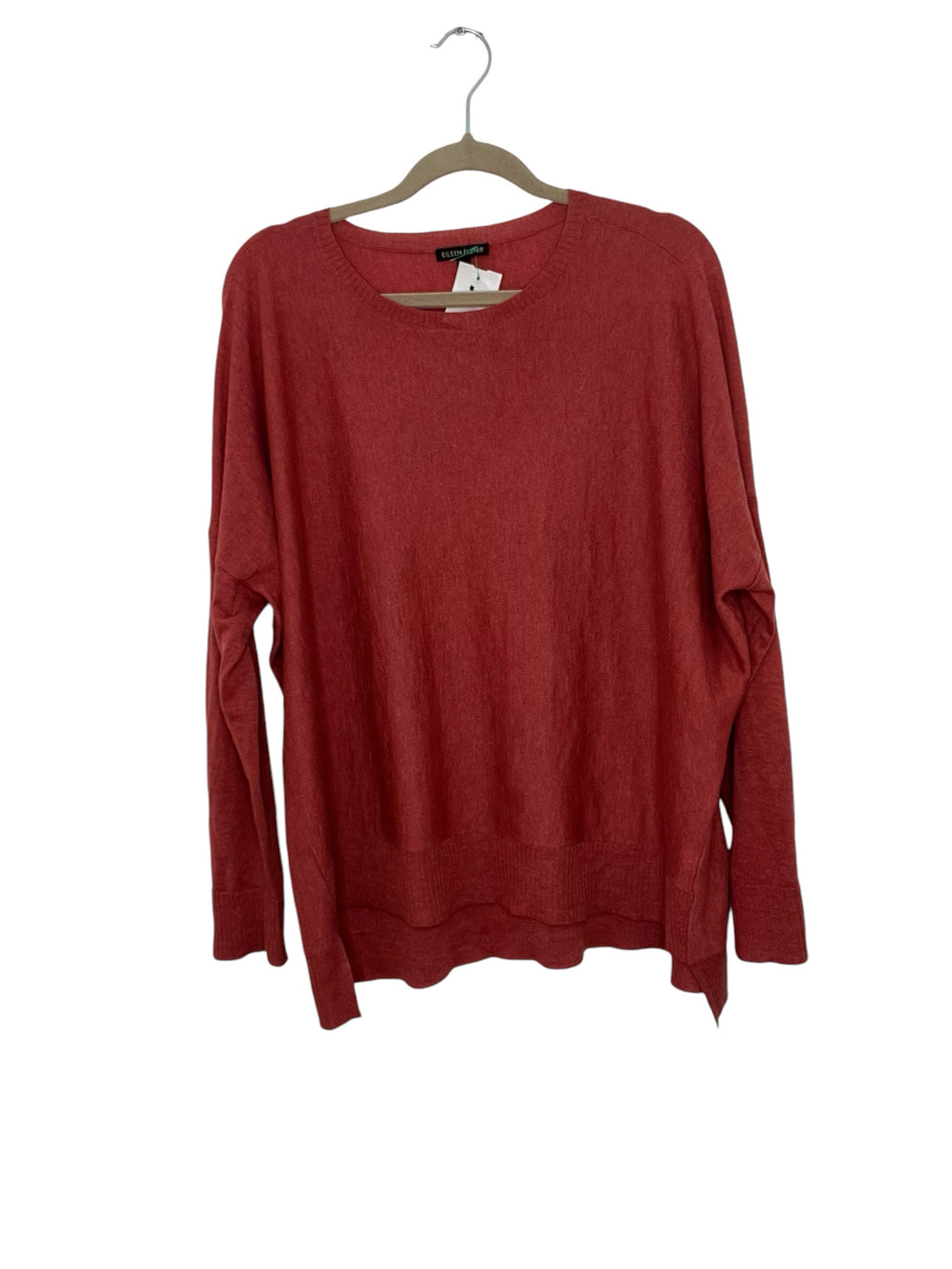 Eileen Fisher Size Large Red Pre-Owned Sweater- Ladies