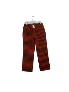 Urban Outfitters Size 6 Red Plaid Pants- Ladies