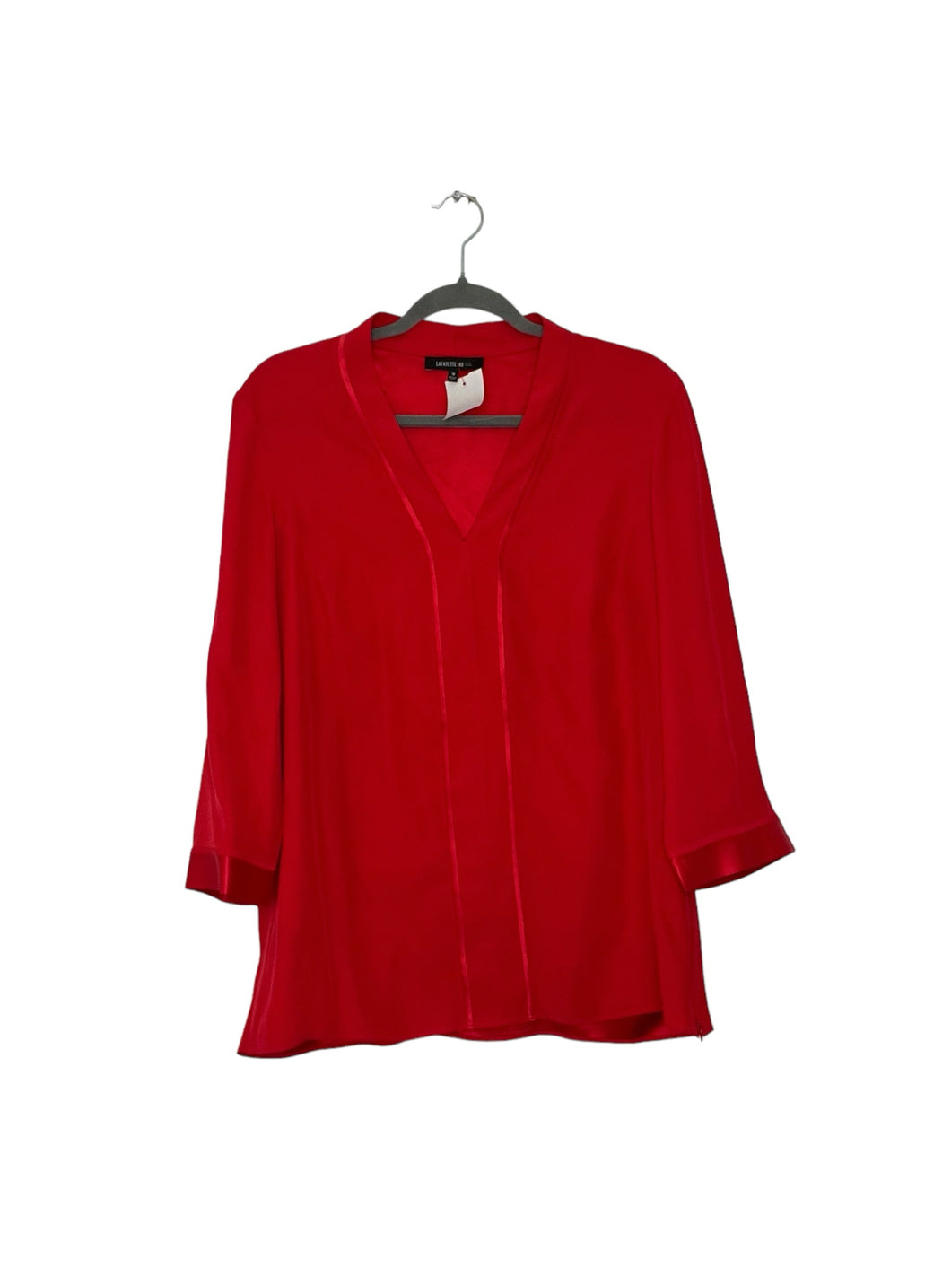 Lafayette Size 12 Red Pre-Owned Shirt- Ladies