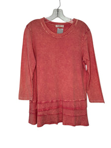 Jess & Jane Size Small Coral Pre-Owned Top- Ladies