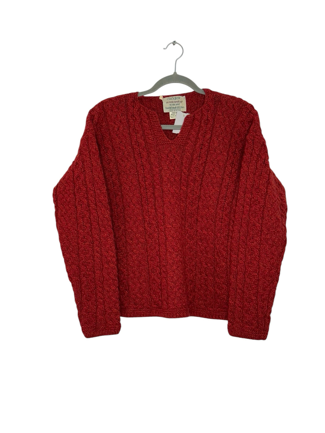 Size Large Red Pre-Owned Sweater- Ladies