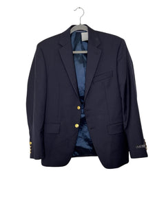 Lauren Ralph Lauren Size 36S Navy Pre-Owned Blazer/Indoor Jacket- Mens