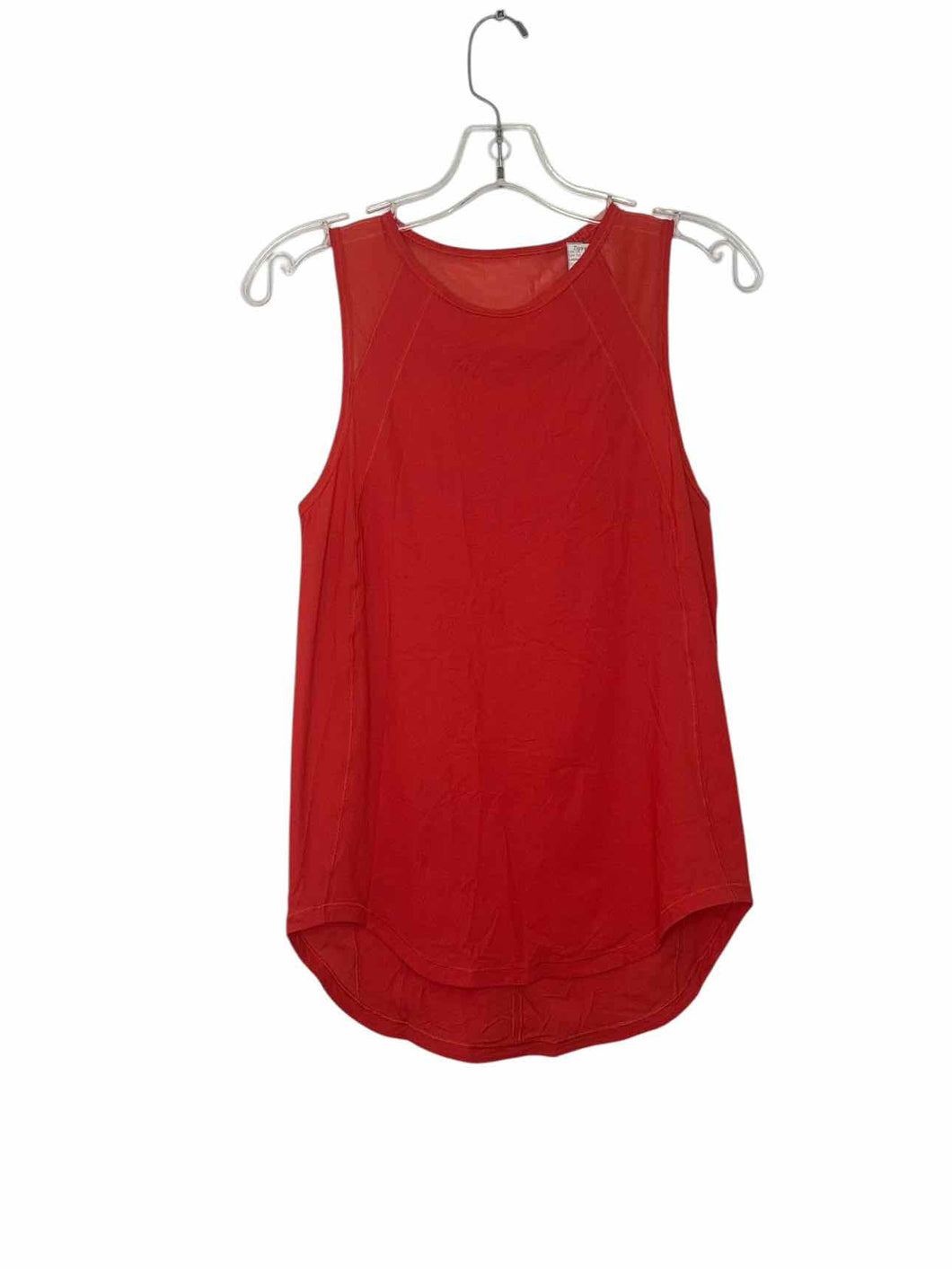 Lululemon Size Medium Orange Pre-Owned Tank Top- Ladies