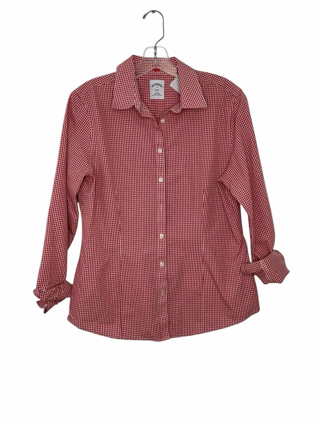 Brooks Brothers Size 10 Red Pre-Owned Shirt- Ladies