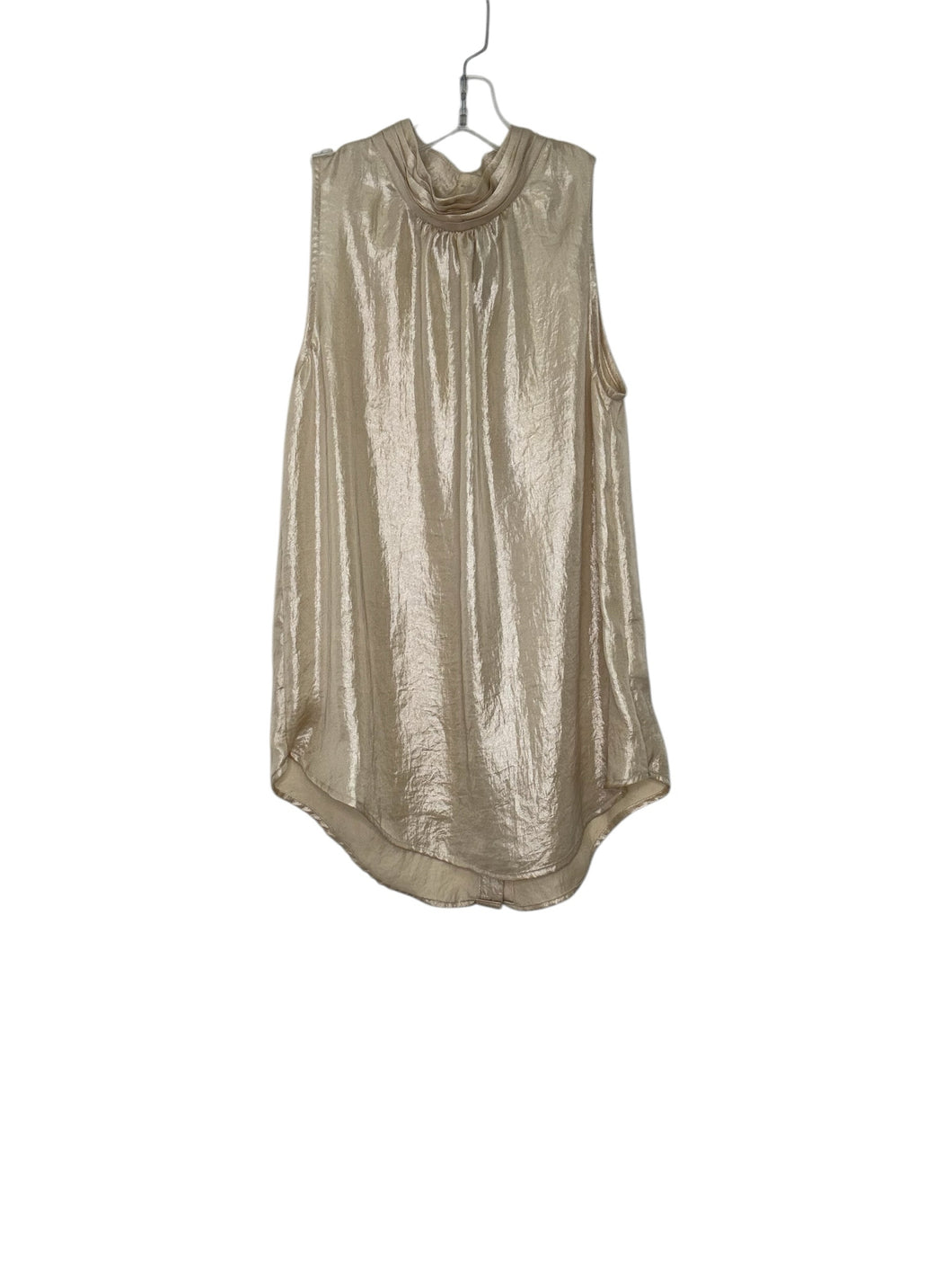 Maeve Size 4 Gold Pre-Owned Tank Top- Ladies